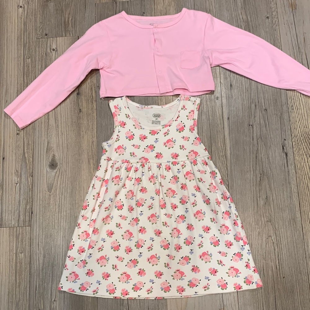 Lu❤️able Friends 3T dress & cardigan set